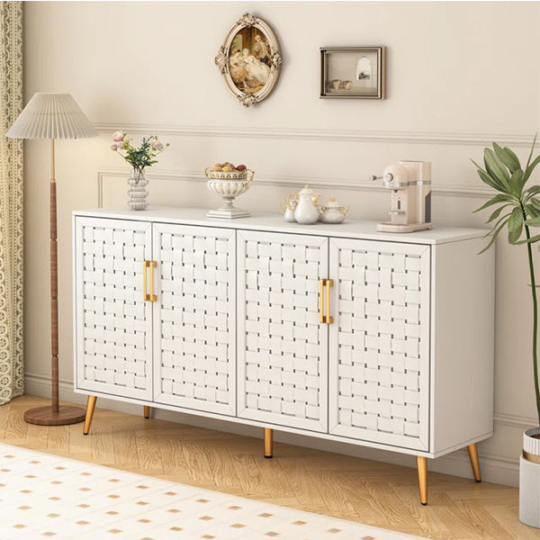 Rattan Sideboard & Cabinet | Small | White