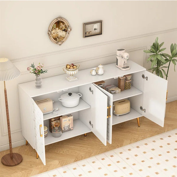 Rattan Sideboard & Cabinet | Small | White