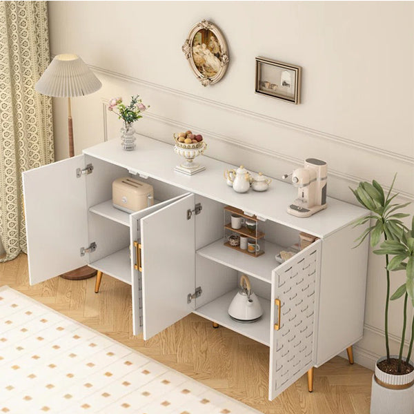 Rattan Sideboard & Cabinet | Small | White