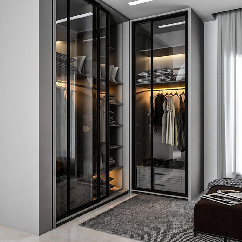 modern aluminium wardrobe