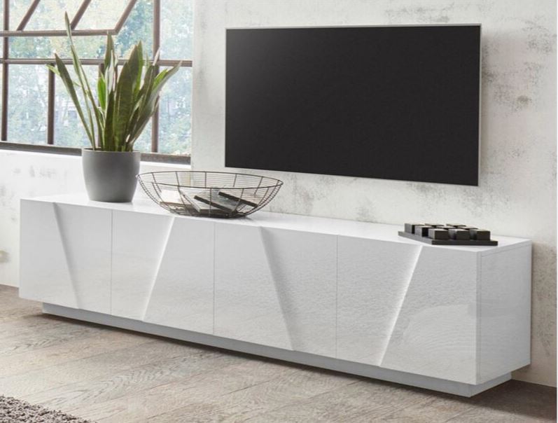 Mention TV Stand | Medium | White