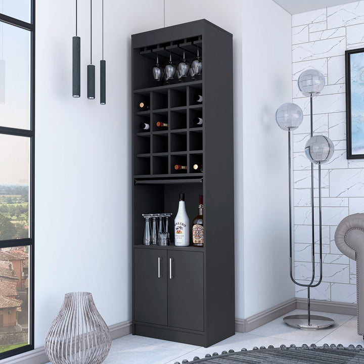 Riko Tall Bar Unit | Black