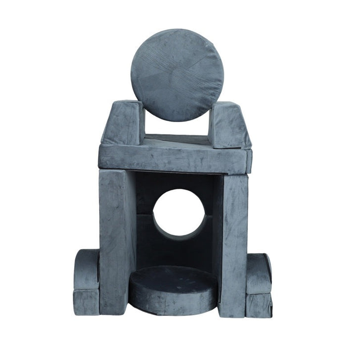 Monster Softplay Block Playset 14-Piece Grey