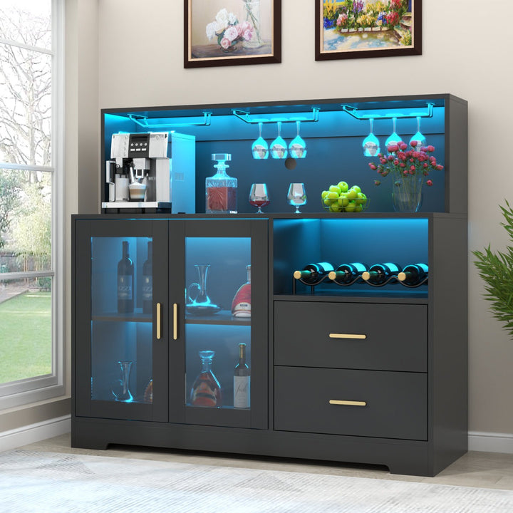 Ayaka Bar Cabinet | Black
