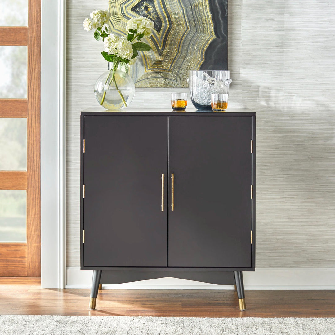 Nanami Bar Cabinet | Black