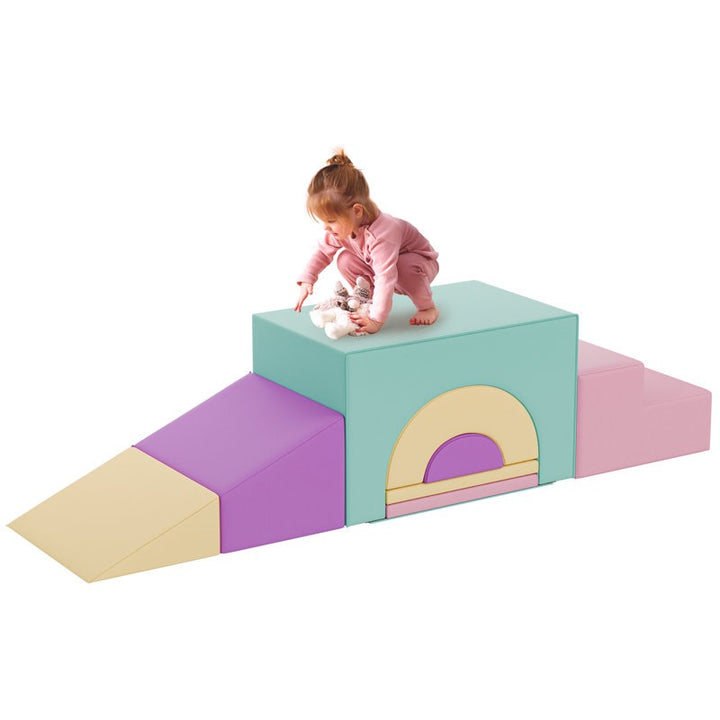 Nook Softplay Climber Playset 5-Piece Pink|Purple|Blue|Yellow