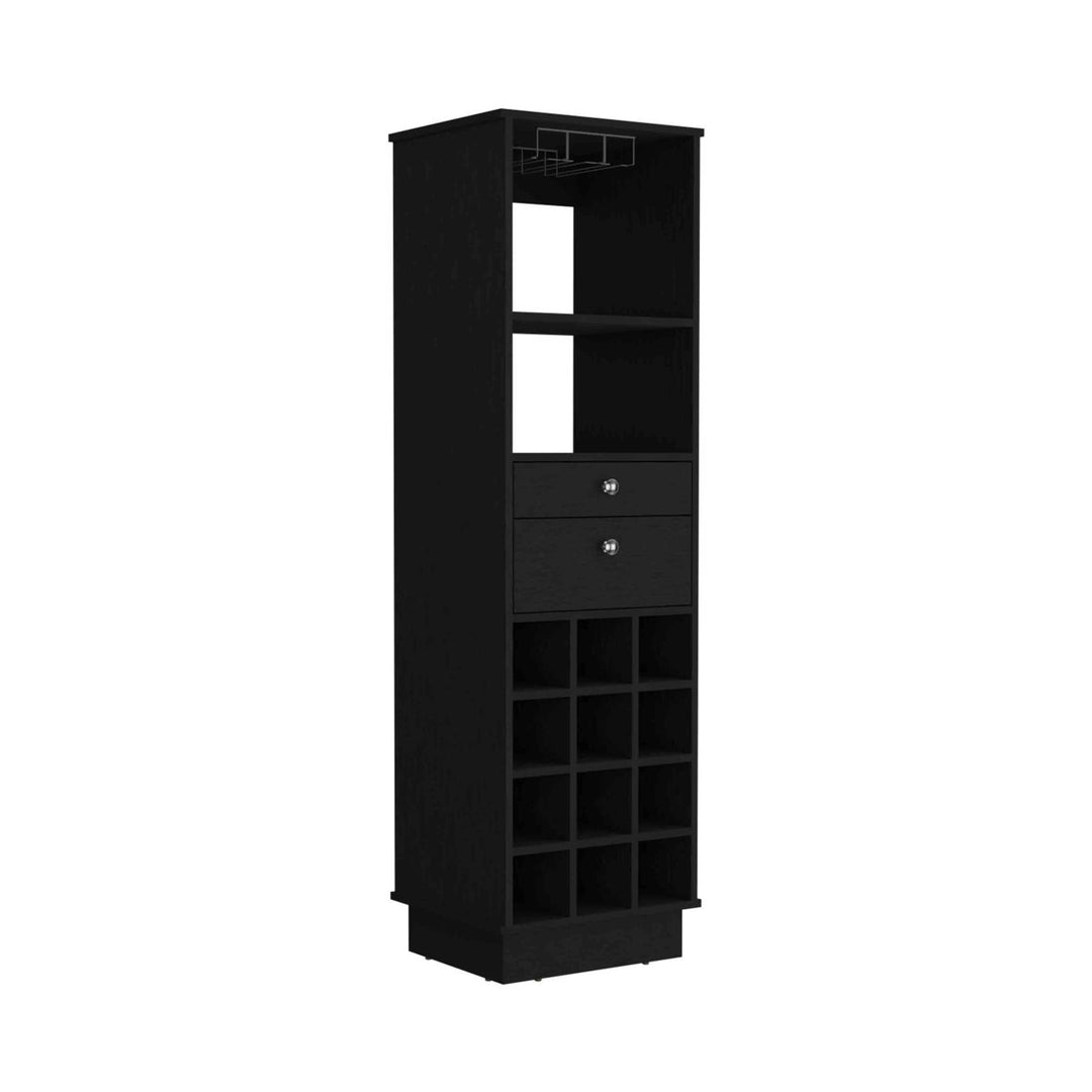 Reina Tall Bar Unit | Black