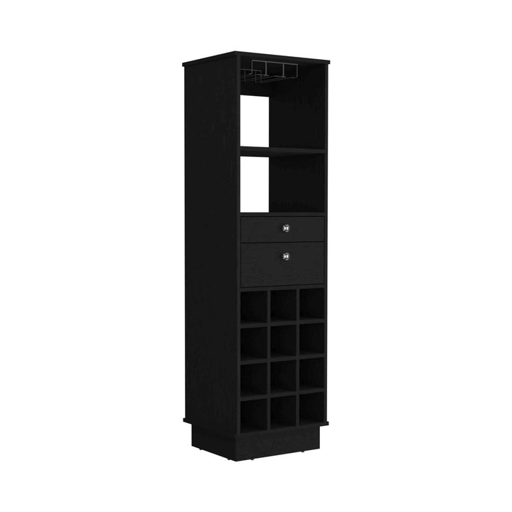 Reina Tall Bar Unit | Black
