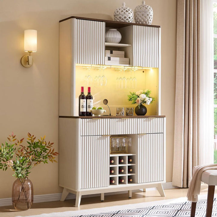 Aiko Tall Bar Unit | White
