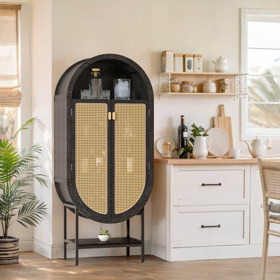 Sakura Tall Bar Unit | Black