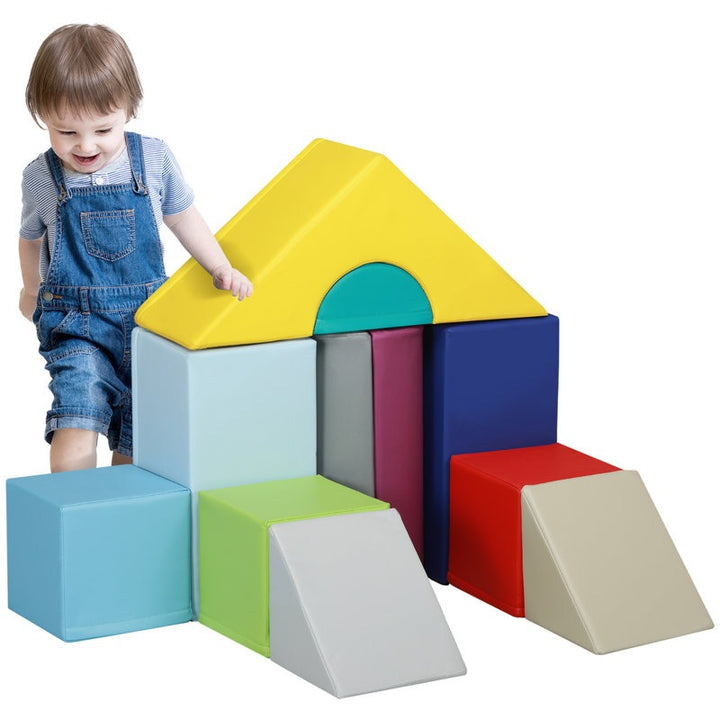 Cozy Softplay Block Shape Playset 11-Piece