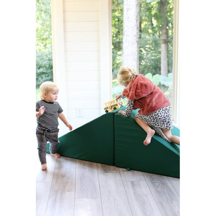Loft Softplay Climber Playset 2-Piece Green