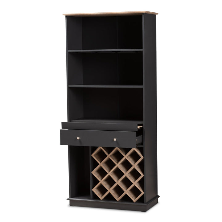 Nisto Tall Bar Unit | Black