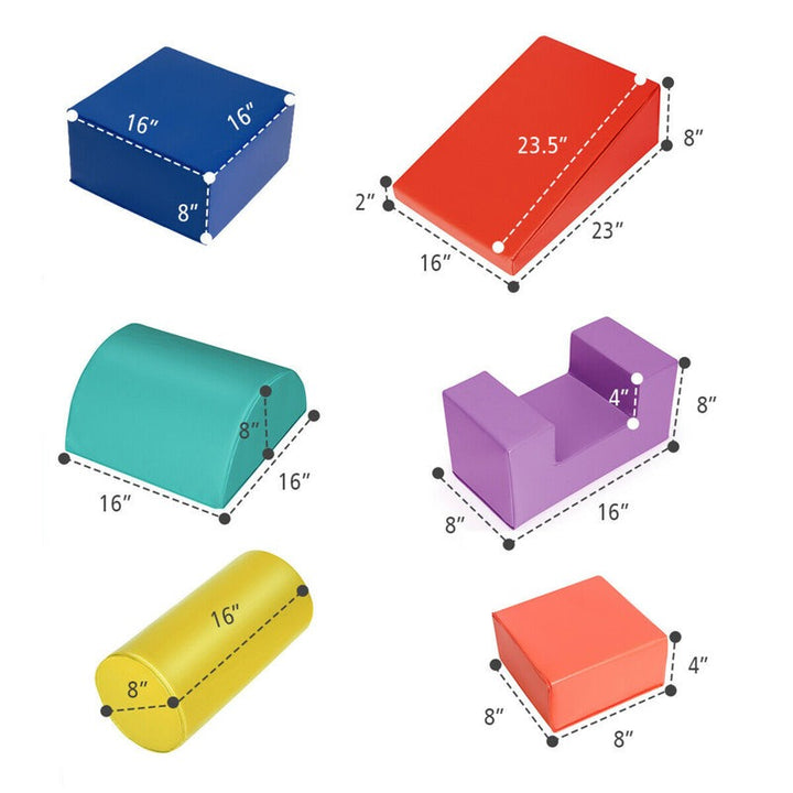 Bble Softplay Block Playset 6-Piece