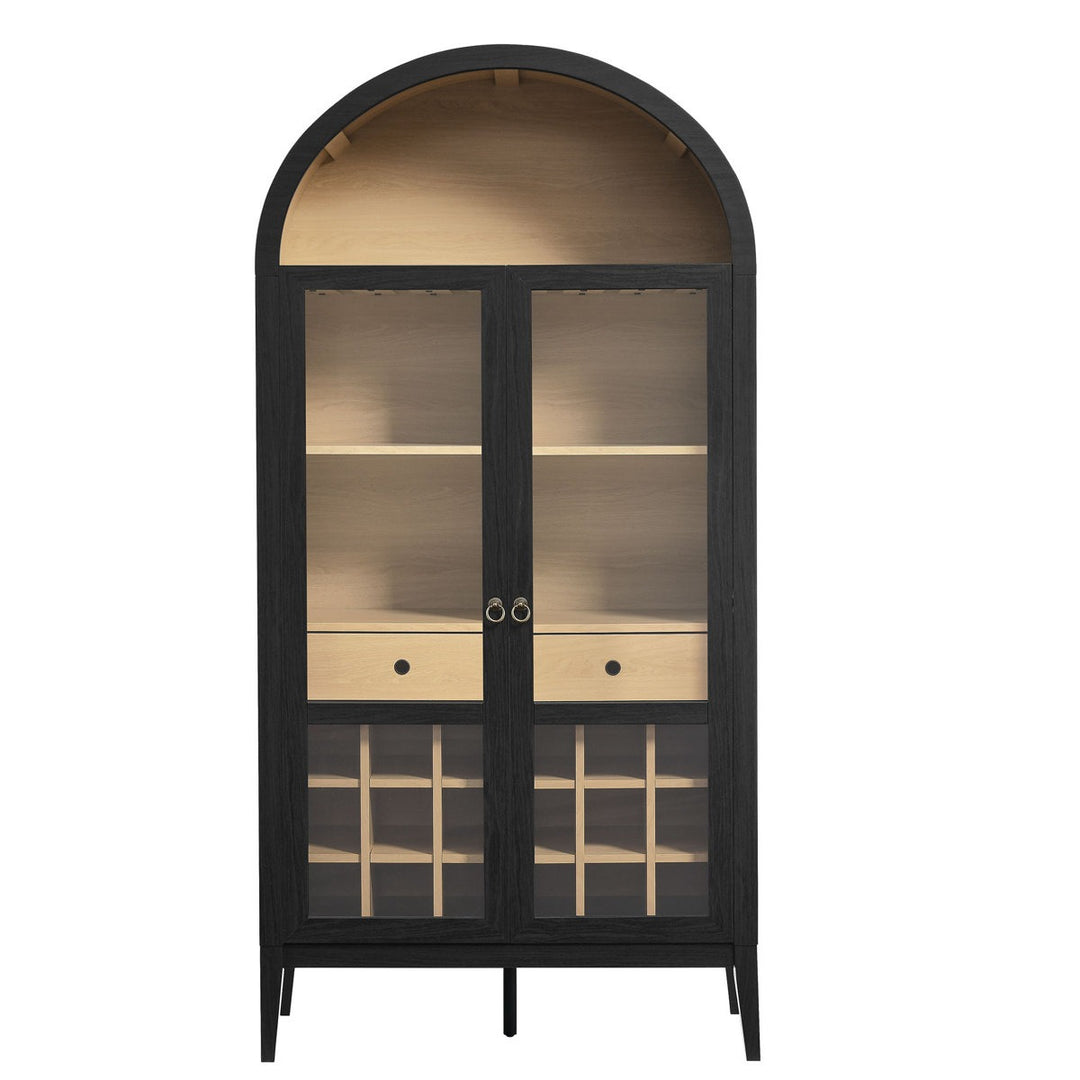 Hina Tall Bar Unit | Black
