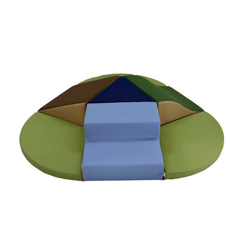 Pals Softplay Climber Playset 7-Piece  Brown|Blue| Green
