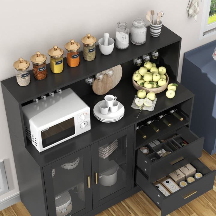 Ayaka Bar Cabinet | Black