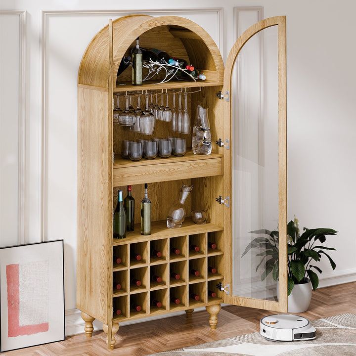 Yui Tall Bar Unit | Natural