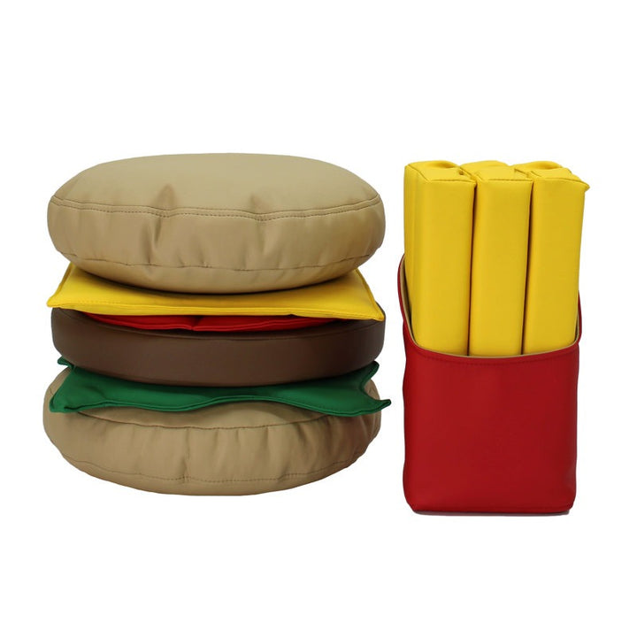 Burger&Fries Softplay Blocks Playset 13-Piece