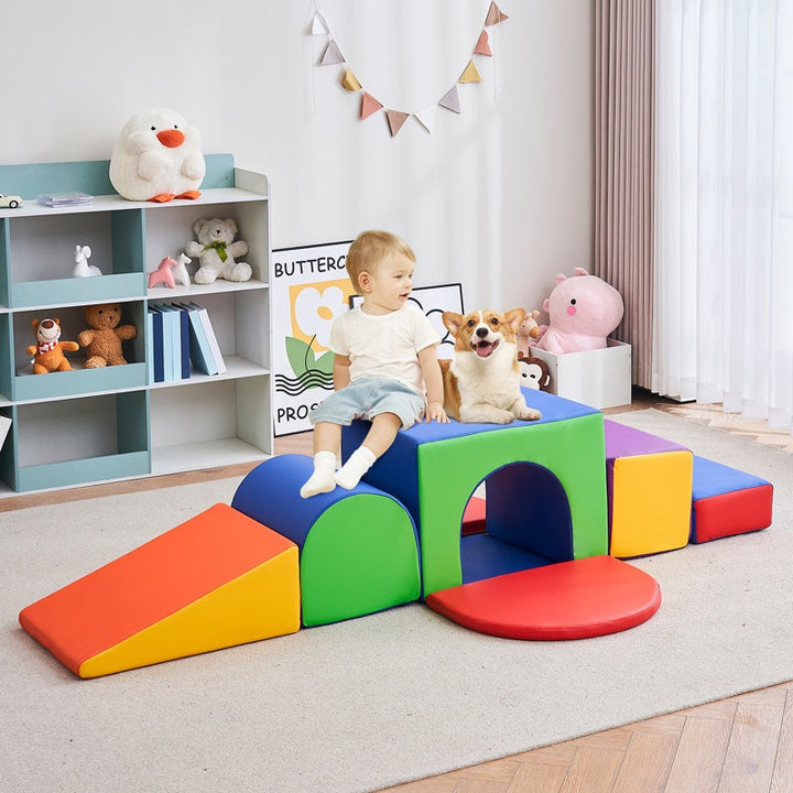Pebble Softplay Climber Playset 7-Piece Set