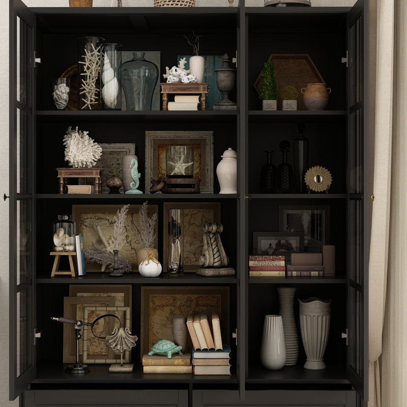 Haruto Tall Crockery Unit | Black