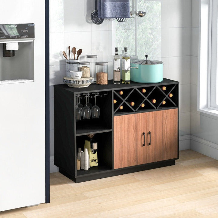 Nozomi Bar Cabinet | Black