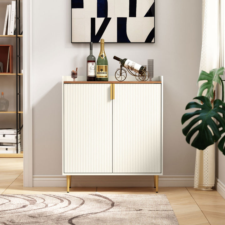 Emi Bar Cabinet | White