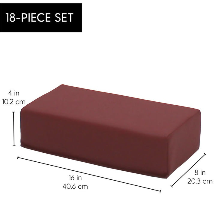 Brick Softplay Blocks Playset 18-Piece