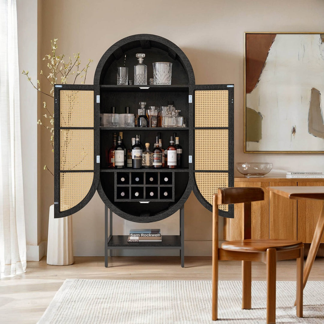 Sakura Tall Bar Unit | Black