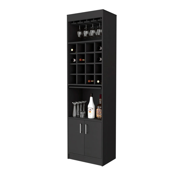 Riko Tall Bar Unit | Black