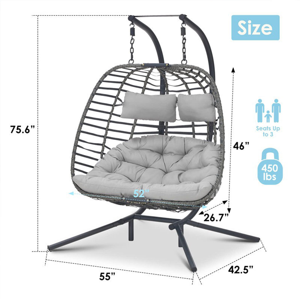 Kota Swing Chair with Stand