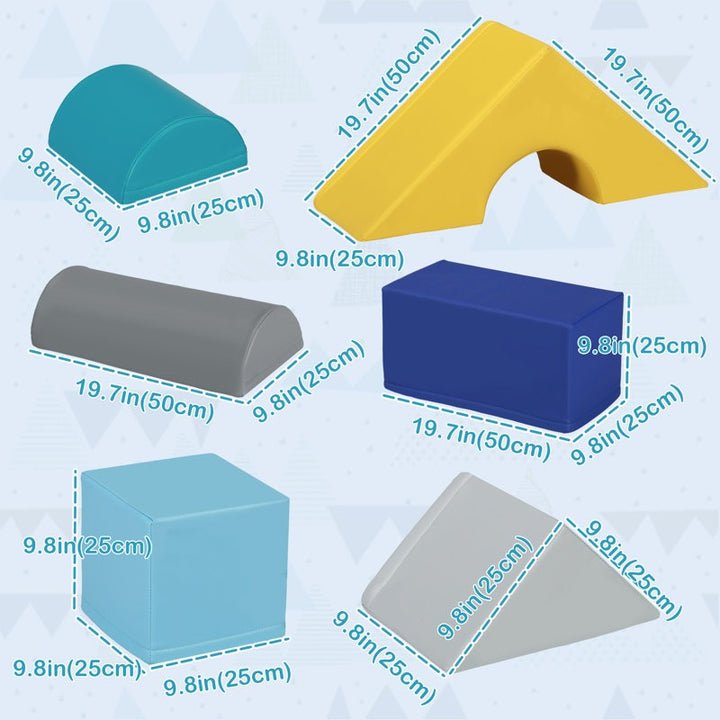 Cozy Softplay Block Shape Playset 11-Piece