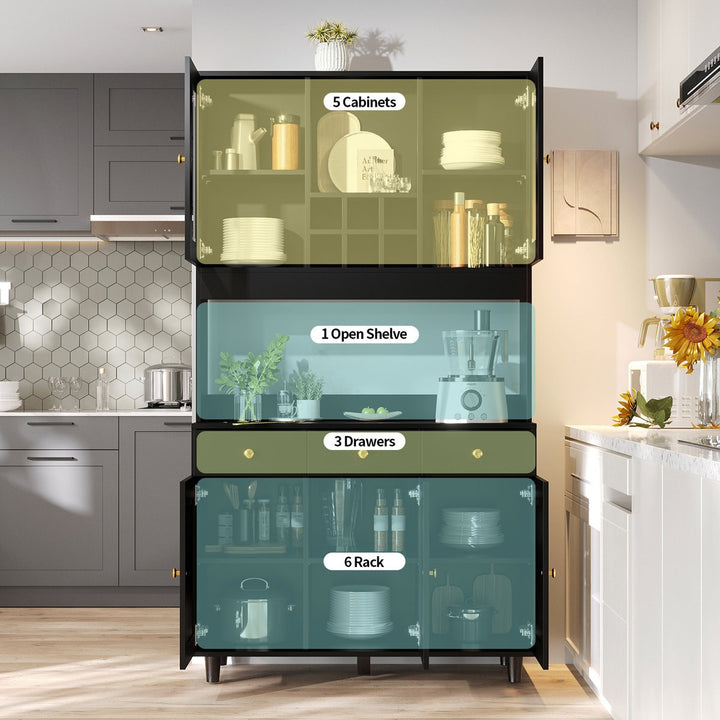 Liang Tall Bar Unit | Black