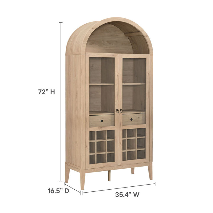 Hina Tall Bar Unit | Natural