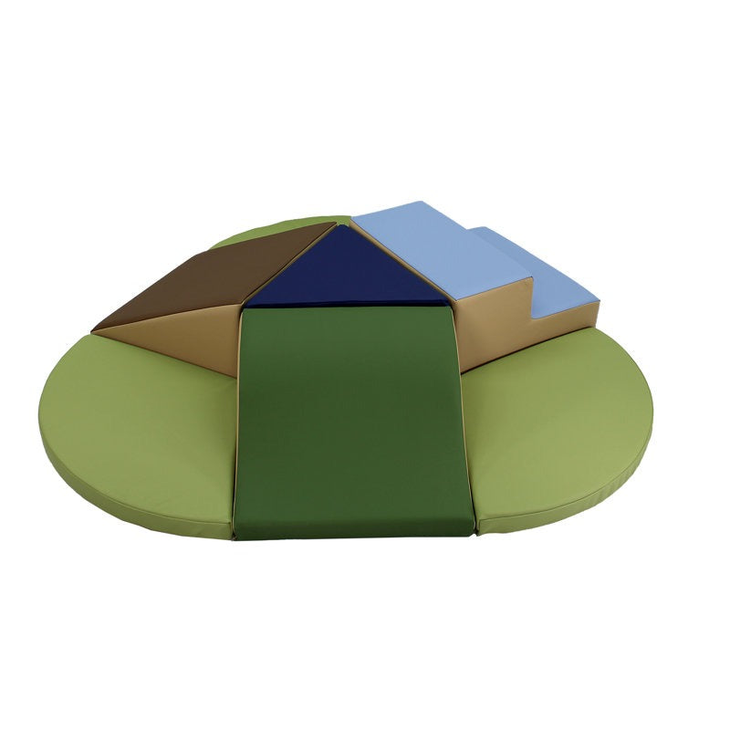 Pals Softplay Climber Playset 7-Piece  Brown|Blue| Green