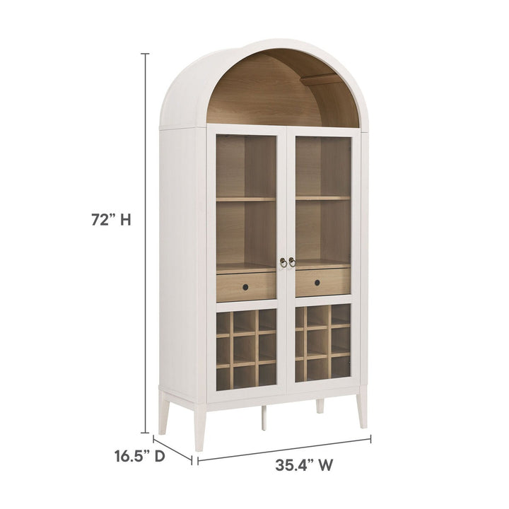 Hina  Tall Bar Unit | White
