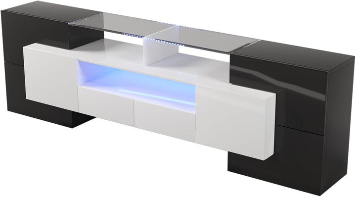 Small Goods TV Stand | White & Black