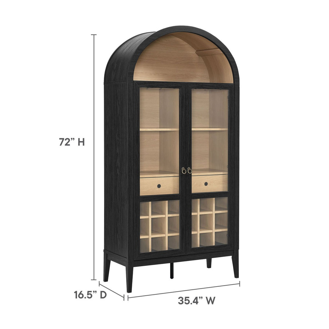 Hina Tall Bar Unit | Black