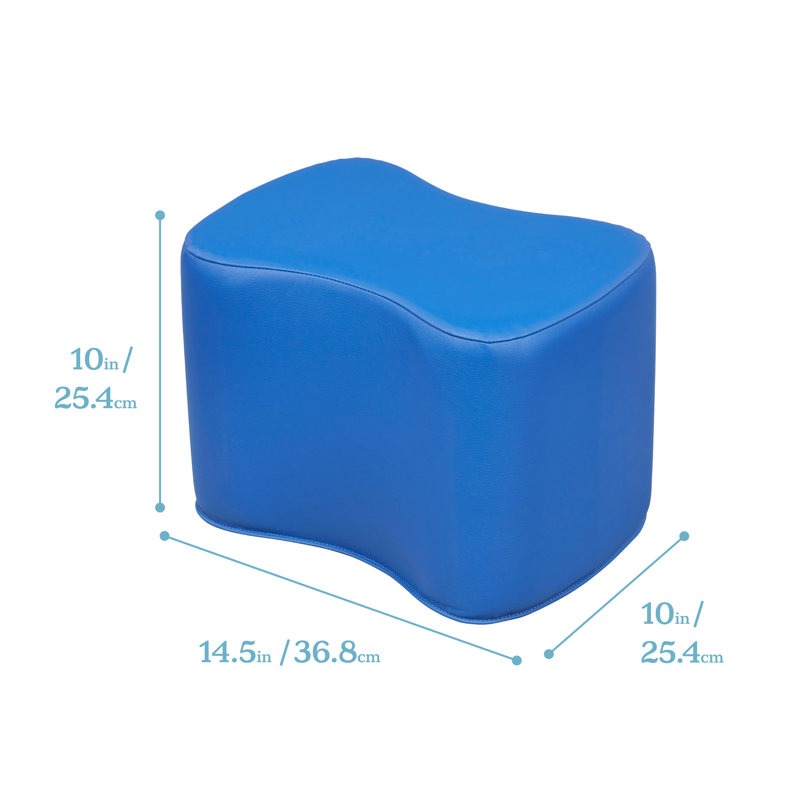 Bunk Softplay Block Playset 2-Piece Blue