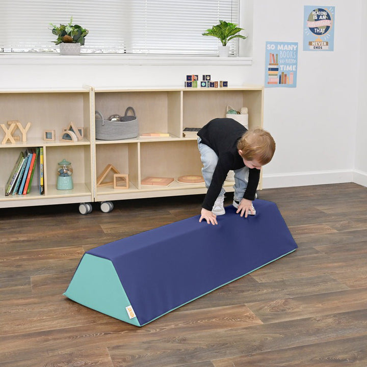 Beam Softplay Balance Beam Block Blue
