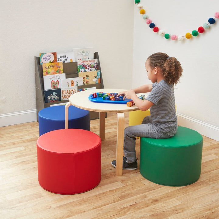 Throm Softplay Seating Block Playset 4-Piece Red|Blue
