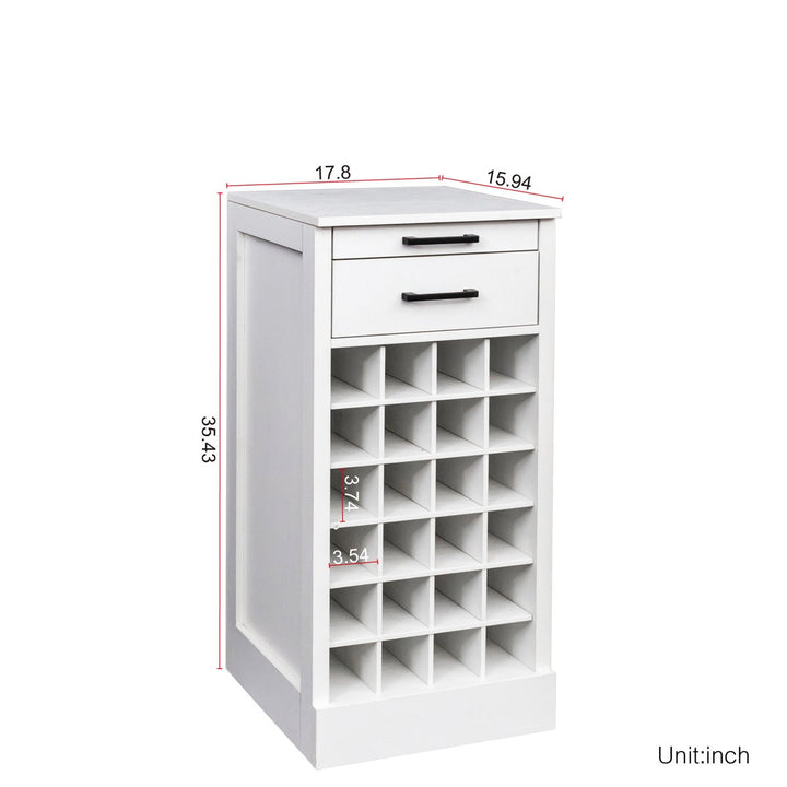 Tian Tall Bar Unit | White