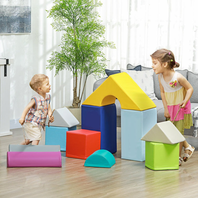 Cozy Softplay Block Shape Playset 11-Piece