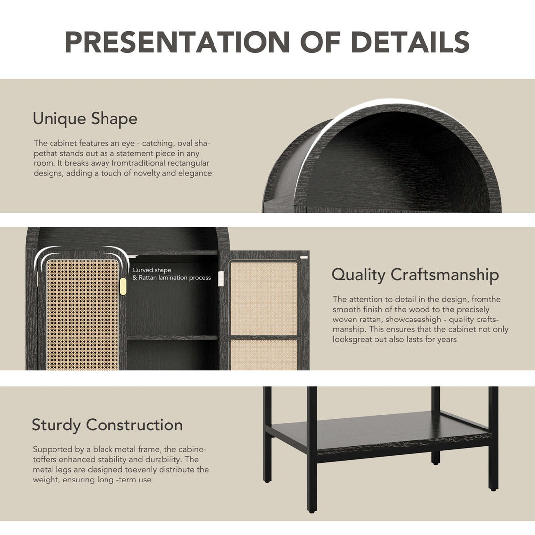 Sakura Tall Bar Unit | Black