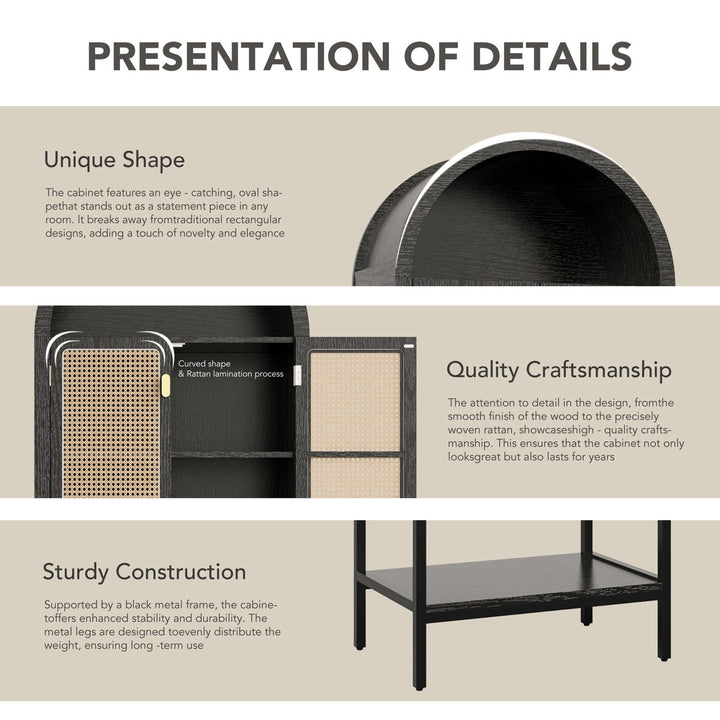 Sakura Tall Bar Unit | Black