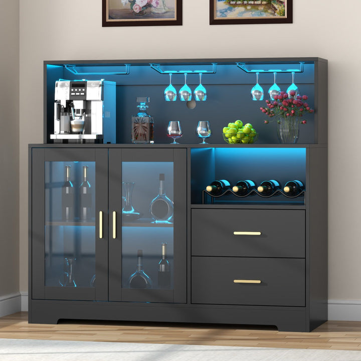 Ayaka Bar Cabinet | Black