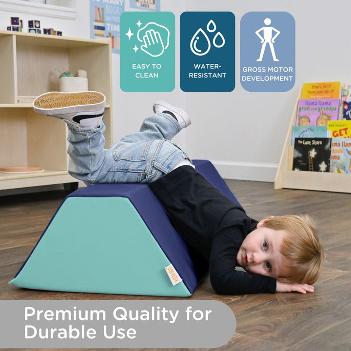 Beam Softplay Balance Beam Block Blue