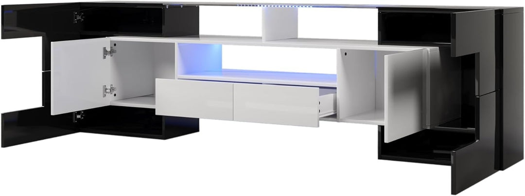 Small Goods TV Stand | White & Black
