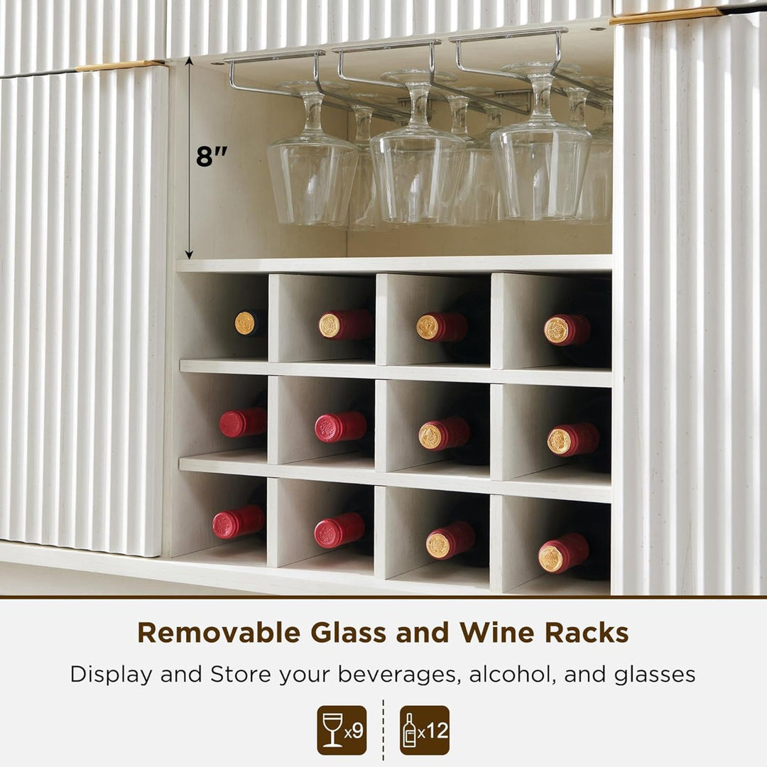 Zhi Bar Cabinet | White