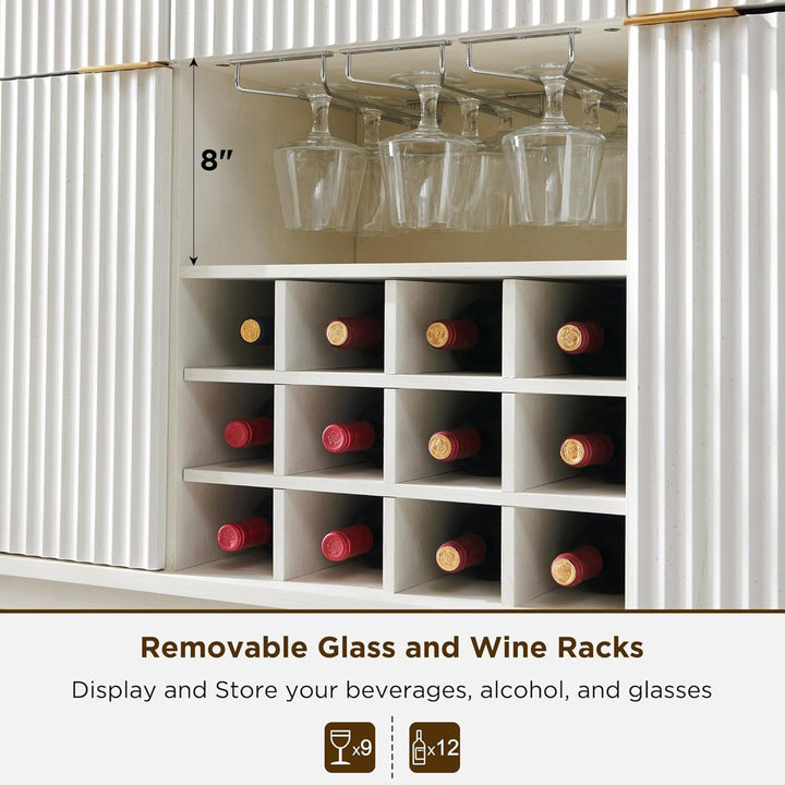 Zhi Bar Cabinet | White